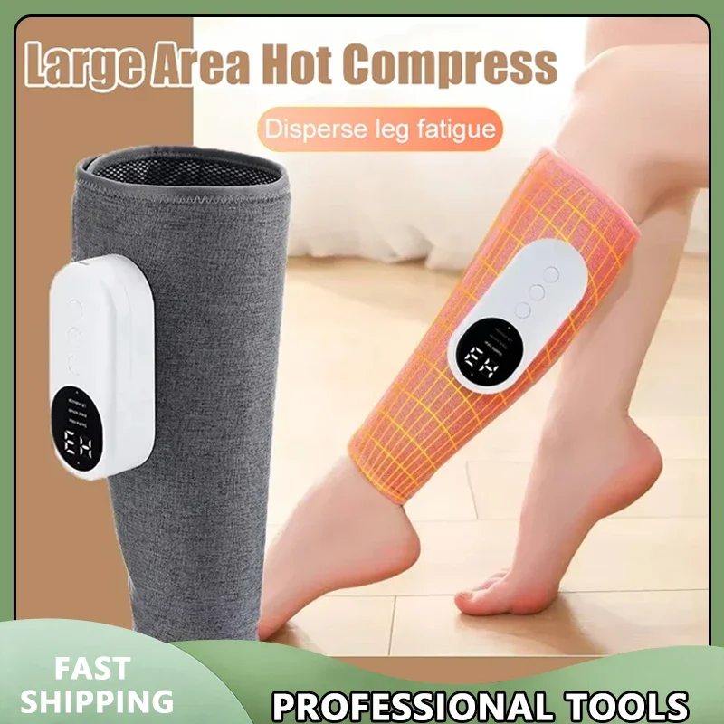 

Electric Calf Massager 360° Air Pressure 3 Gear Heated Kneading Leg Muscle Relief Machine Promotes Blood Circulation