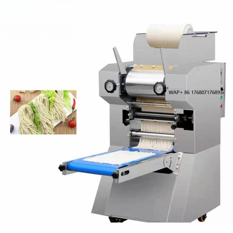 

Japanese Ramen Noodle Making Cutting Machine for Restaurants 220V Food Machinery with Engine Core Dough Sheeter Pressing Machine