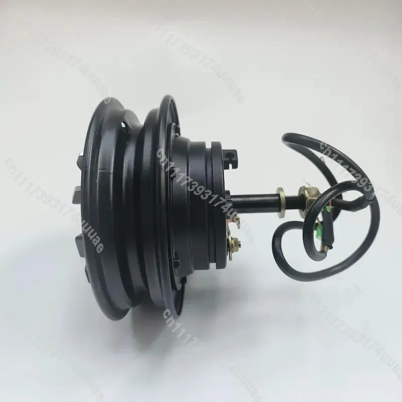 Single Side Shaft Hub Motor with Brake for Elderly Electric Tricycle Rear Wheel Replacement High Torque DC Motor