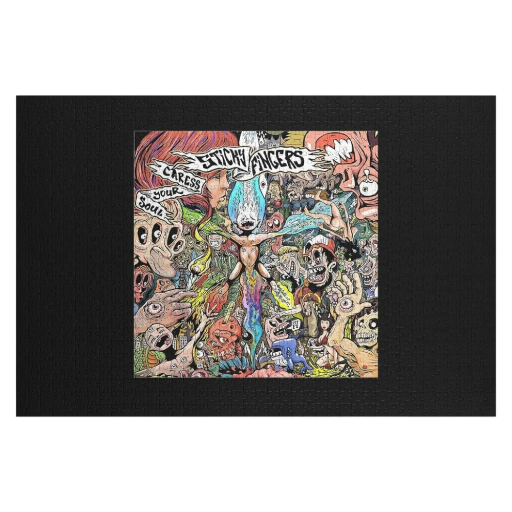 Пазлы Sticky Fingers носите душу, персонализированные игрушки, деревянные животные, кусочки пазла для взрослых