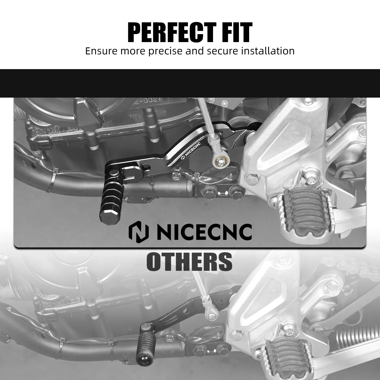For Yamaha Tenere 700 T700 XTZ 700 2019-2024 Gear Shift Lever Footpegs Footrest Tenere700 TENERE700 T7 Rally Edition 2020-2024 - Image 3