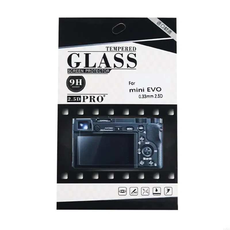Aluminum Protective Front Lens Caps 55mm Lens Protector for Evo Cameras Lens Caps Lightweight Tempered Glass Film