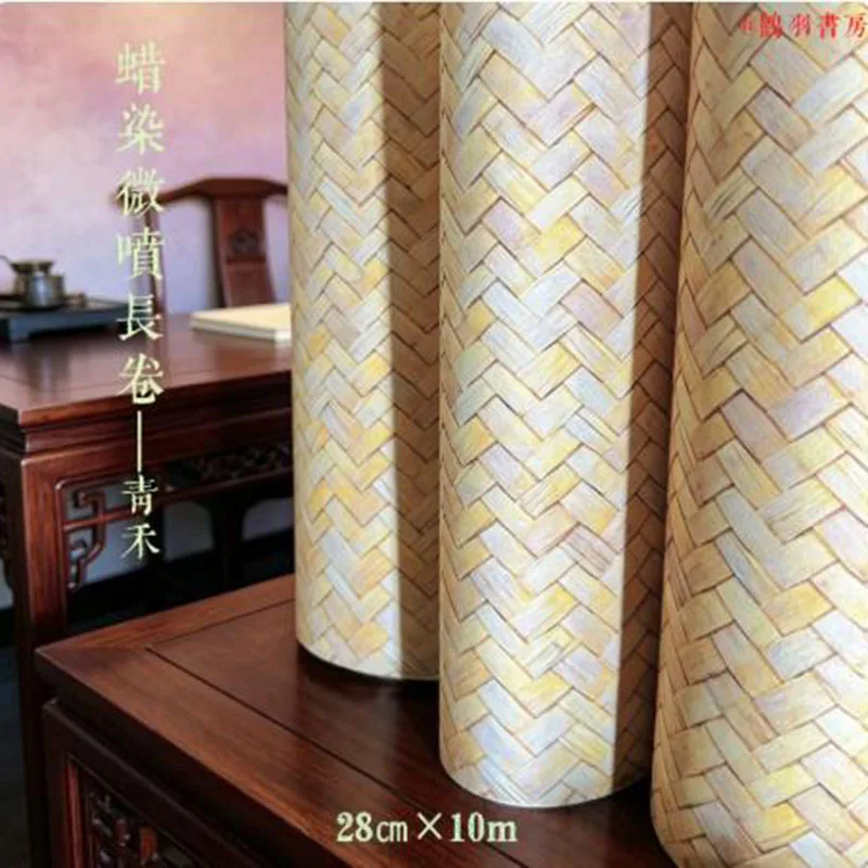 中国書道用宣紙巻-28cm-x-10m、半熟米紙、小楷小字練習用、筆書き用巻物