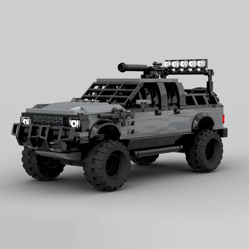 

New F-150 Pickup Apocalypse Edition Speed Champion Classic Racing Children's Toy Christmas Gift Technology Building Blocks