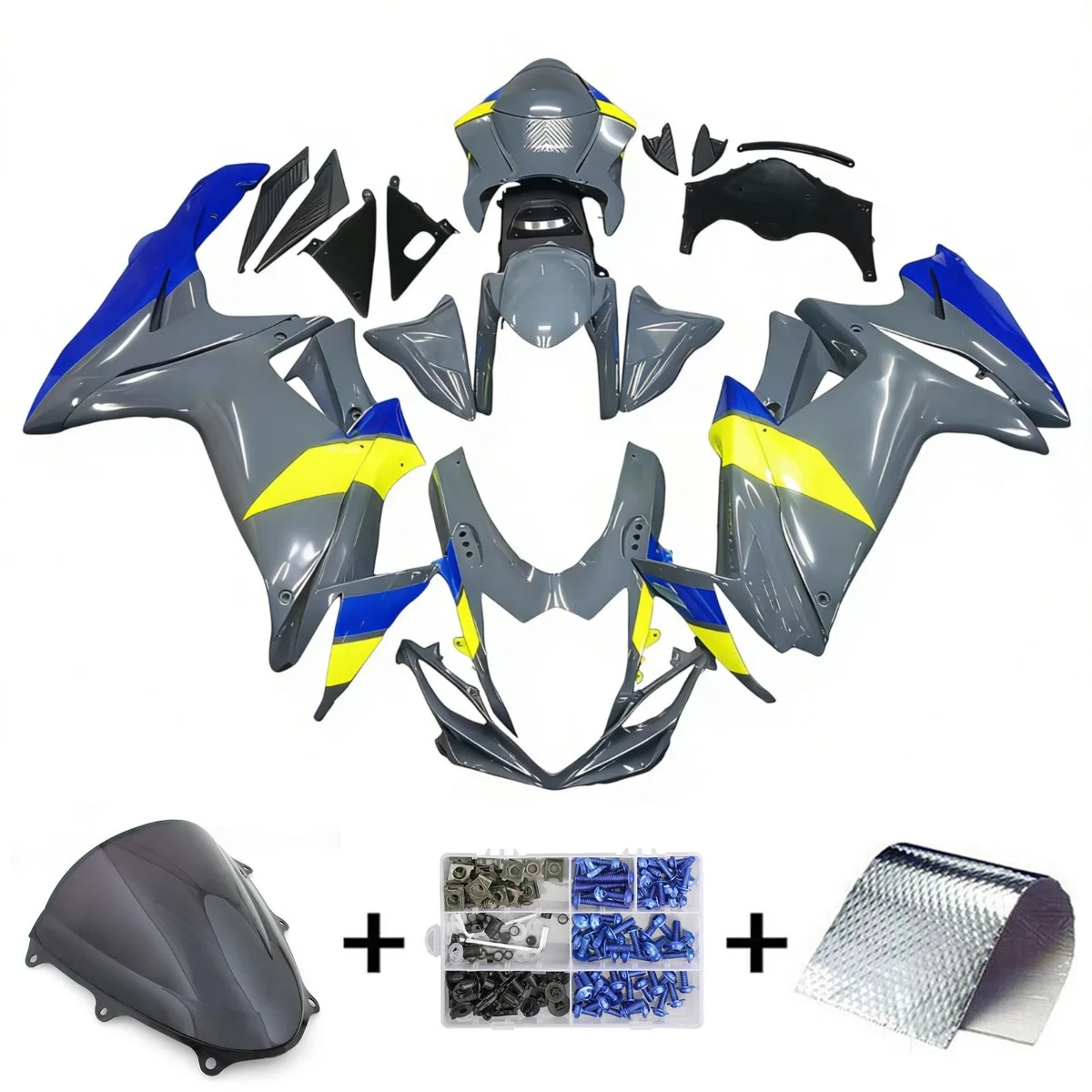 Motorcycle Injection Fairing Bodywork Replacement Accessories For Suzuki GSXR600 GSXR750 11-26 K11 #19