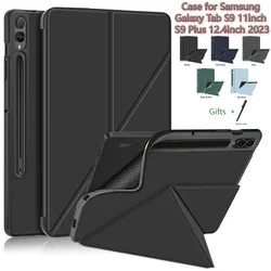 Multi-fold Case for Samsung Galaxy Tab S9 S10 FE 11inch Smart Stand Cover for Tab S9 Plus S10 Plus 12.4