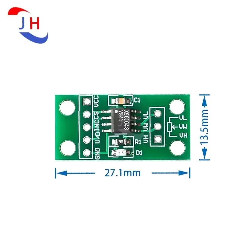1PCS X9C104S DC3V-5V digital potentiometer module X9C103S 100k 100th order digital potentiometer circuit high precision Board