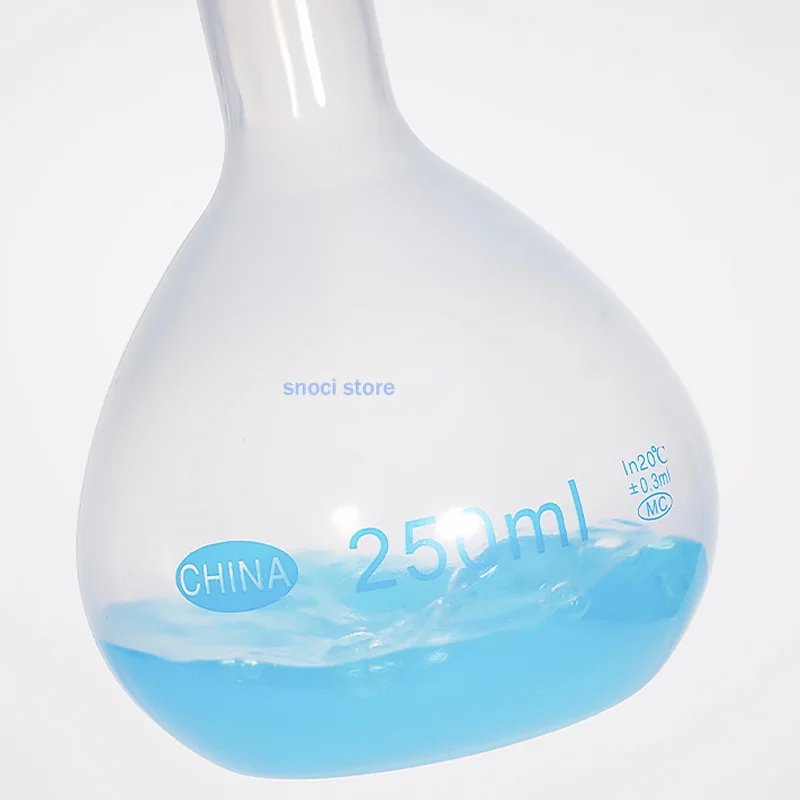 Plastic volumetric flask thickened PP volumetric flask experimental flask 25/100/250/500/1000/2000ml