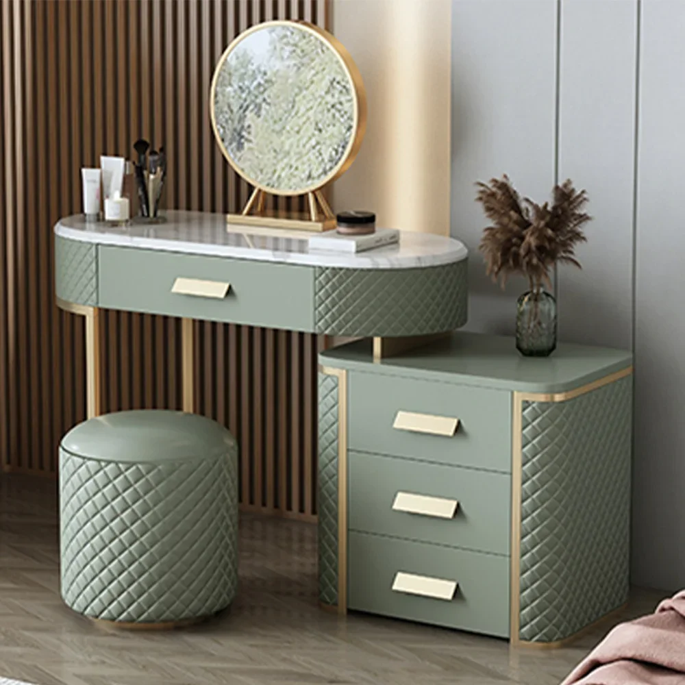 

# l New Luxury Design Bedroom Home With Mirror High-quality Dressing Table Wooden Bedroom Furniture