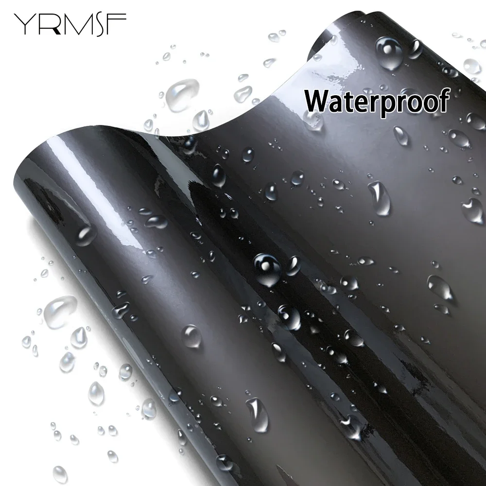 Car Stickers Car Vinyl Wrap Film Glossy Films Furniture Decoration Stickers Console Computer Laptop Skin Cover Air Release Foil