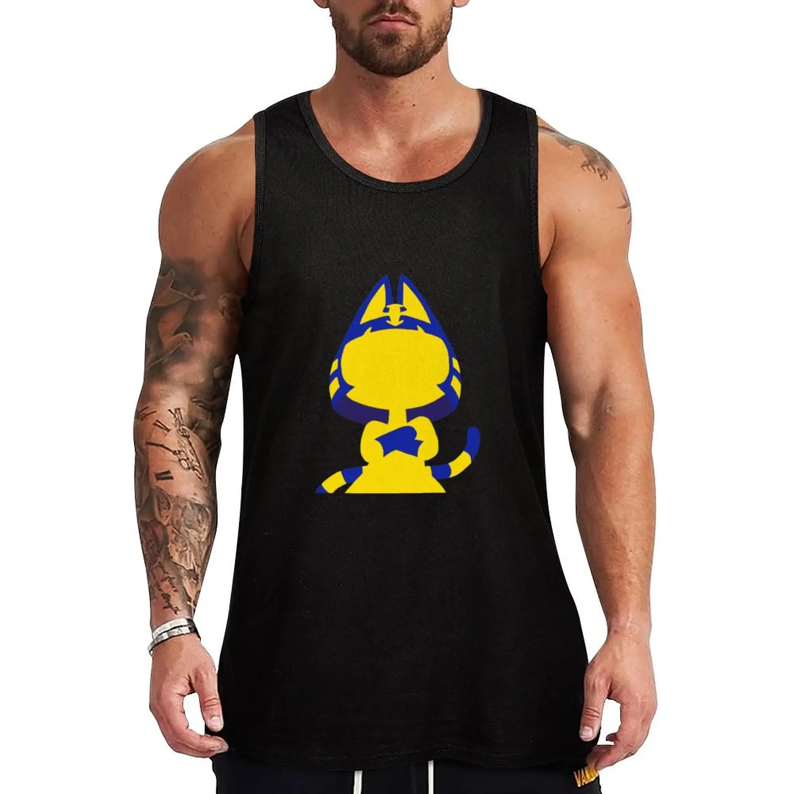 Ankha Zone Tank Top Men's gym t-shirt Men's t shirt t-shirt gym man