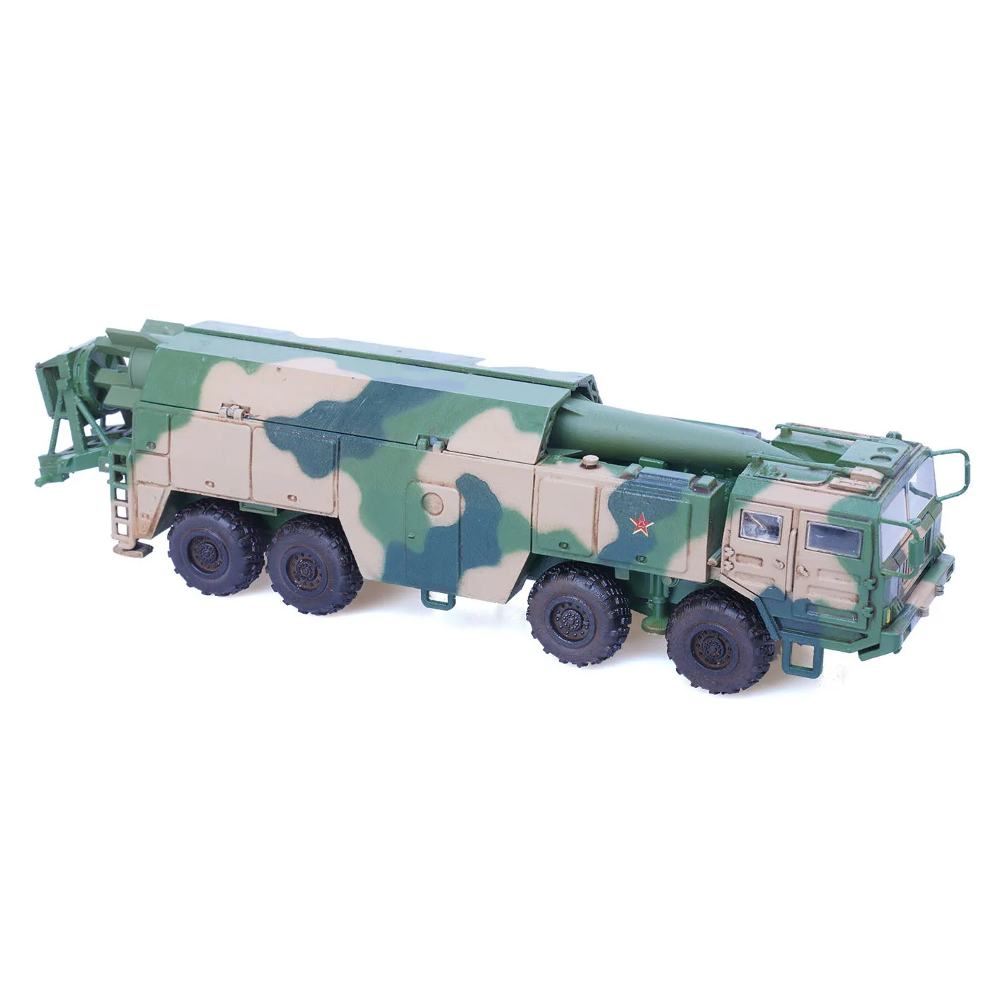 1/72 Scale Product Of 3D-printed Resin Material China Rocket Force DF-15 Ballistic Missile Launcher Militarized Combat Car Model