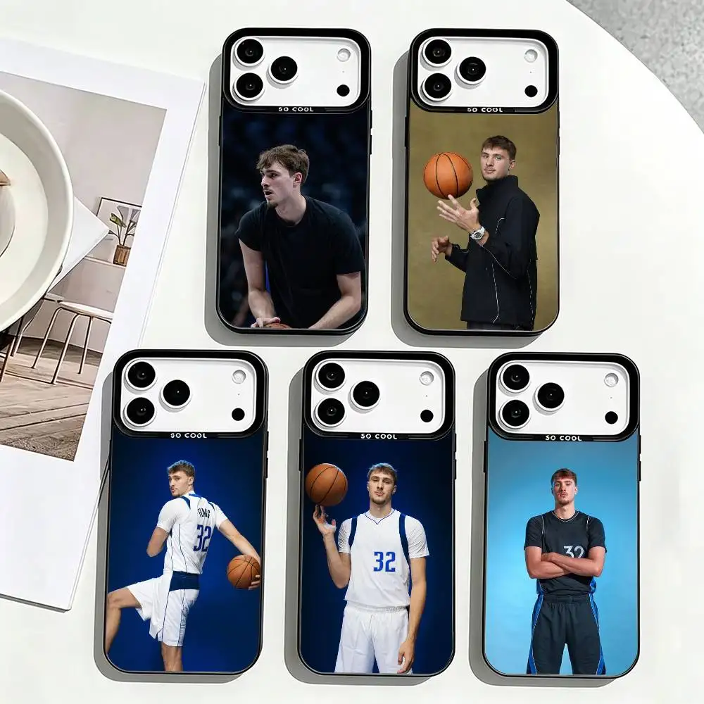 

Cooper Flagg-G B-Basketball Phone Case For iPhone 17,16,15,14,13,12,11 Plus,Pro Max,XS,Colorful Silver Black Cover