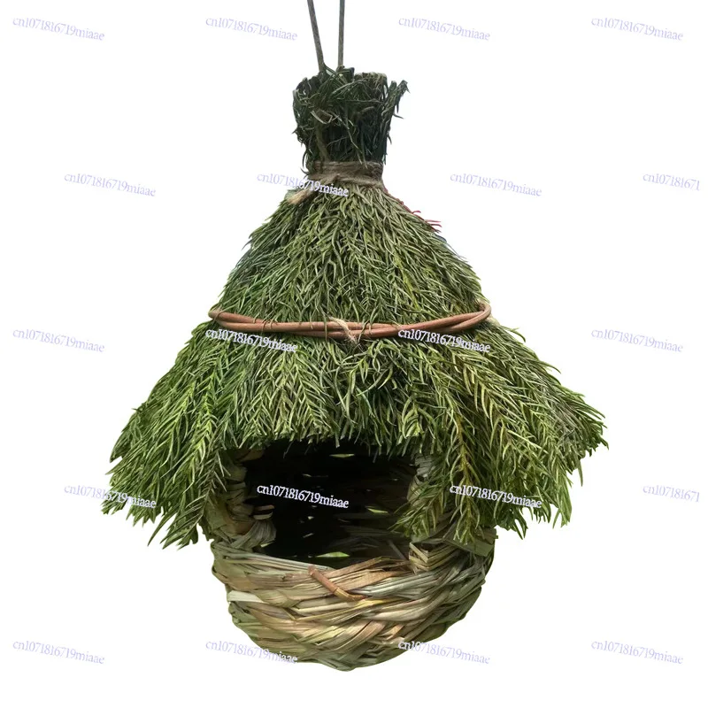 Straw Bird's Nest Hand-woven Creative Bird's Nest Gardening Ornaments