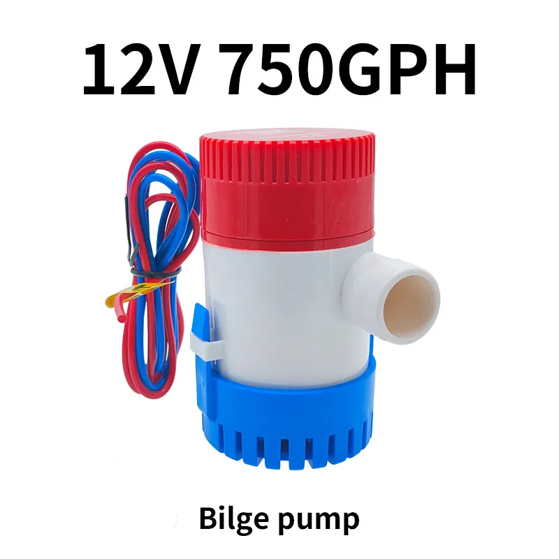 1 Stuks 12V 24V 1100gph 750gph Lenspomp Vlotterschakelaar waterpomp gebruikt in boot watervliegtuig campers woonboot lenspomp