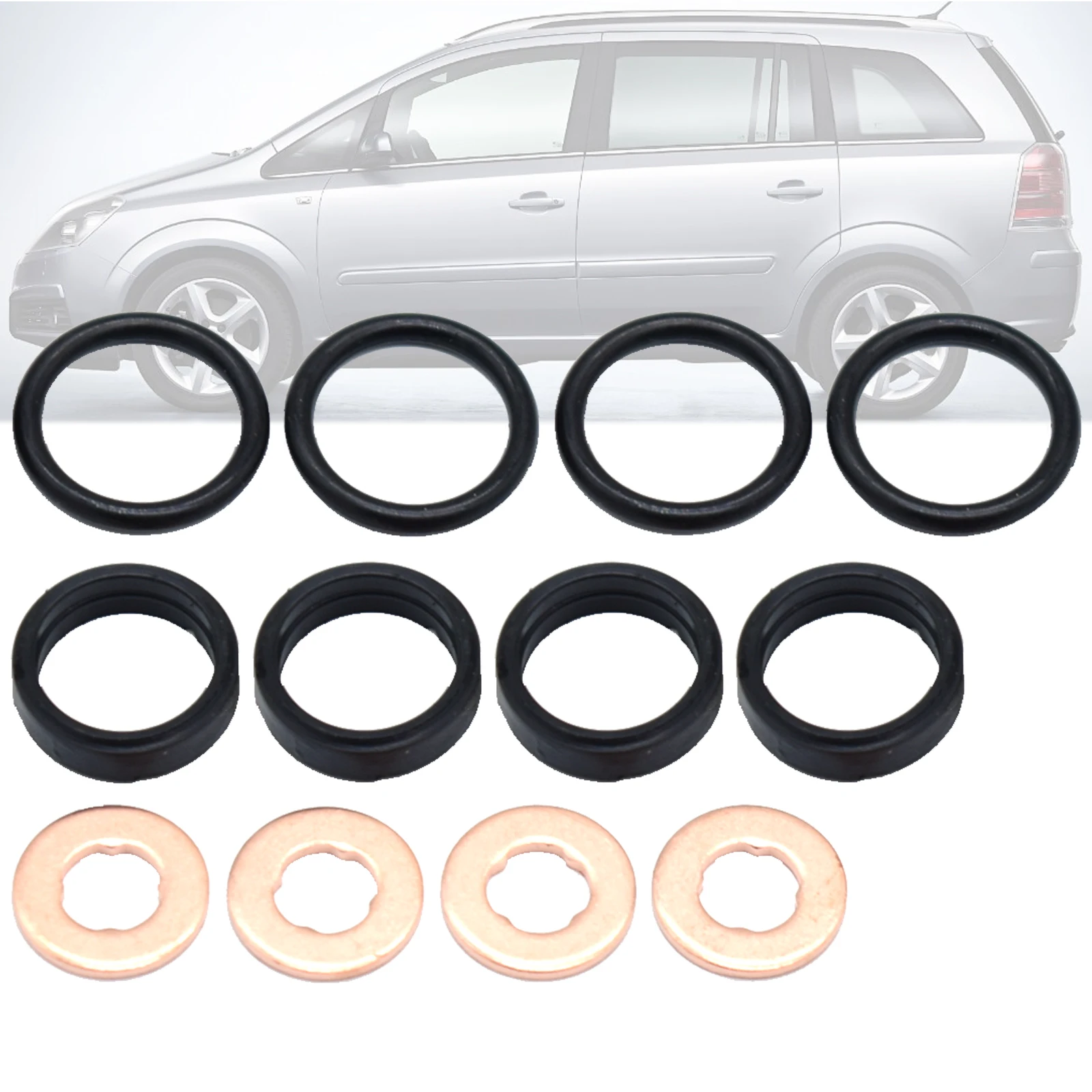 Engine Fuel Injector Seal O Ring Washer Kit For Opel Vauxhall Astra 2002 2003 2004 - 2008 1.4 1.6 1.7 CDTI TD 1.8 2.0 DI DTI 2.2