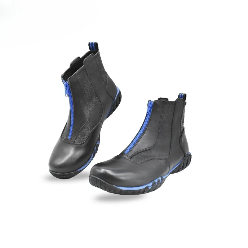 Super light boots short boots real cowhide boots non-slip equestrian knight men's and women's endurance
