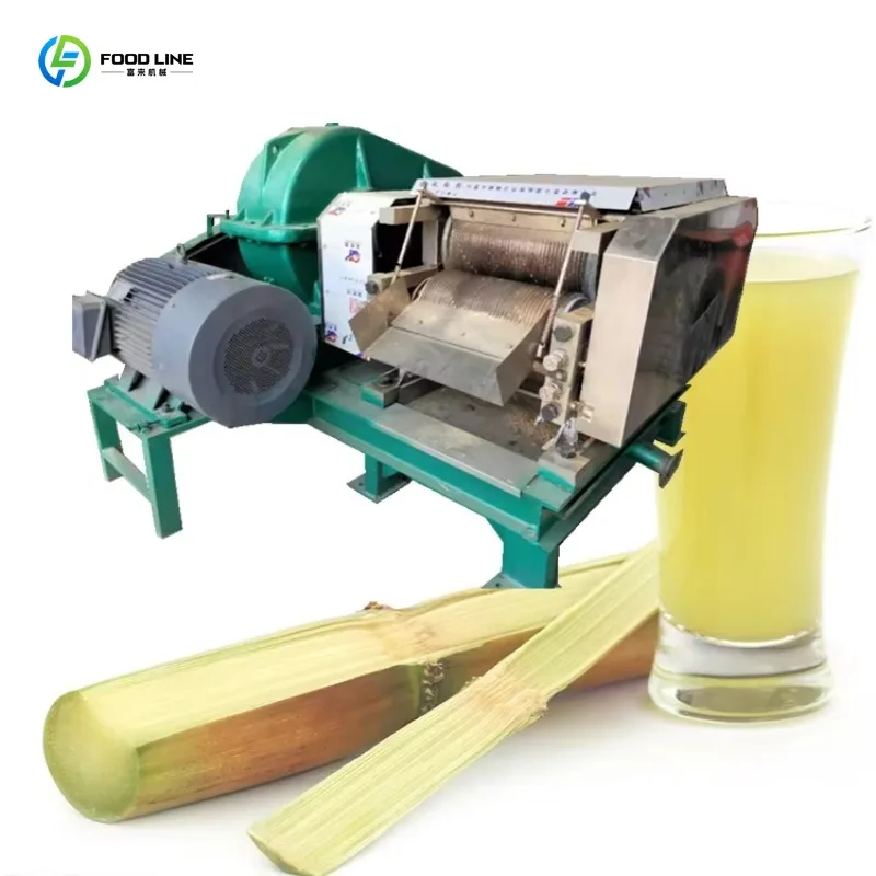 Customized Industrial Sugarcane Juice Extractor Fresh Sugarcane Juicing Machine
