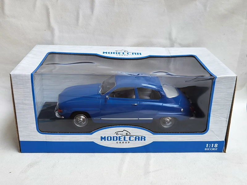 1:18 Scale SAAB 96 V4 Classic Car Simulation Alloy Car Model Diecast Toy Collectible Ornaments