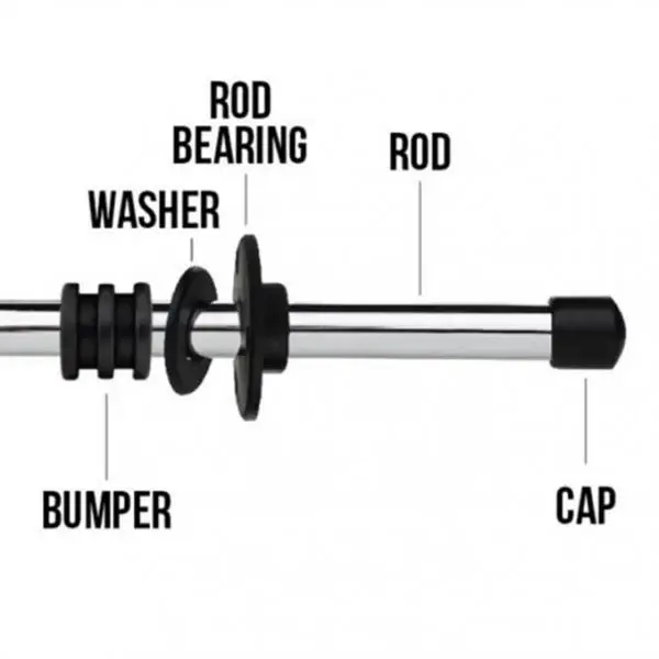 16 ชิ้นเครื่อง Foosball Rod End Caps,มาตรฐานตารางฟุตบอลหมวกยาง