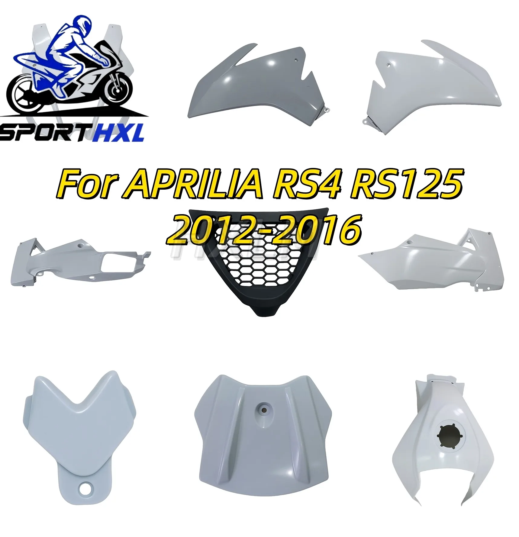 Racing Motor For Aprilia RS4 125 Unpainted Fairing Components Bodywork Injection Molding Cowling Accessories 16-12