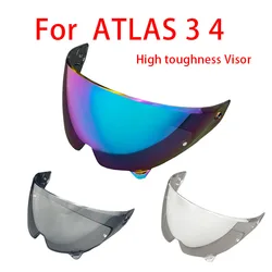 ATLAS Helmet Windshield for RUROC ATLAS 3 4 Uv Protection High Toughness Strength Dustproof Windproof Visor Helmet Accessories