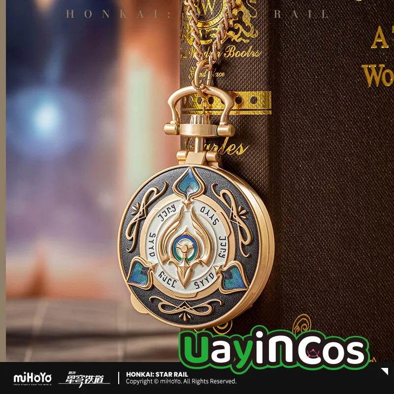 

Официальные часы Merch Honkai Star Rail, карманные часы с авантюрином, металлический кулон, брелок для ключей, сумка, украшения, фигурка аниме, игра, детская игрушка