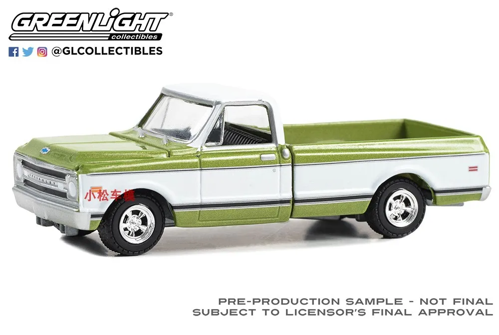 

Greenlight 1:64 Barrett Jackson Series 13-1972 Chevrolet C-10 Игрушка из сплава на заказ Премиум-модель