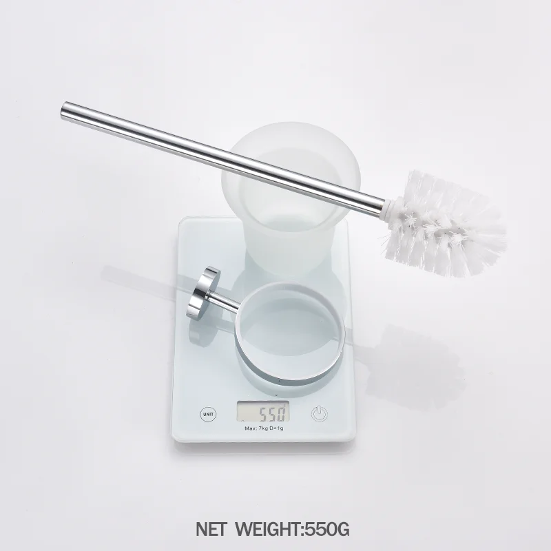 304 Stainless Steel Chrome Bathroom Hardware Towel Rack Toilet Paper Holder Liquid Soap Holder Towel Bar Toilet Accessories Set