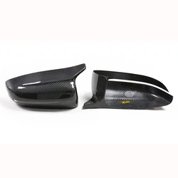 Carbon Fiber Fibre Side Mirror Cover Caps For 3_4_5_6_7_8series G20 G30 G32 G10