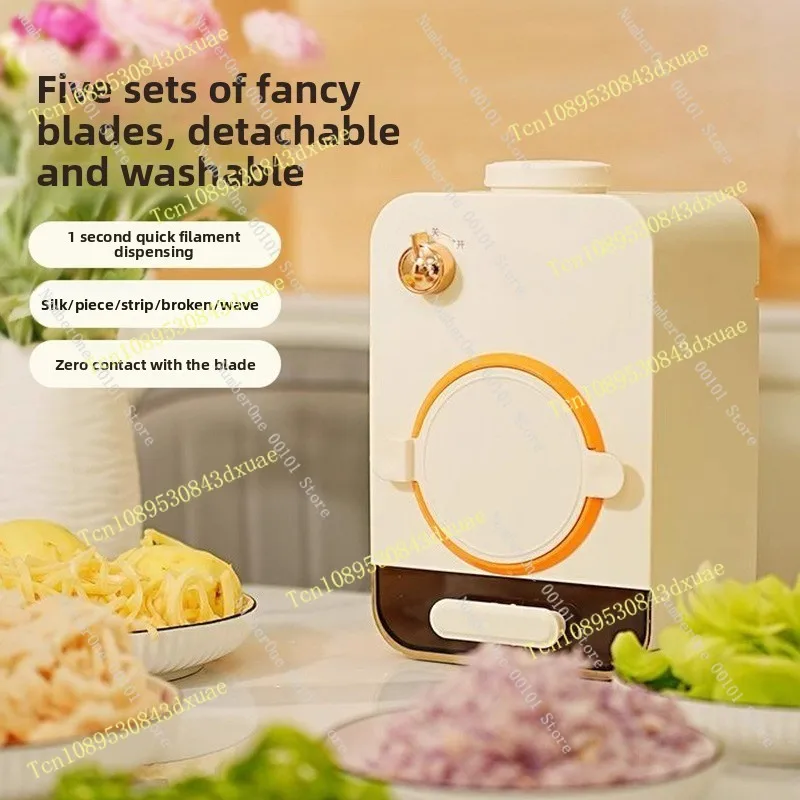 Electric Vegetable Cutter Multi Function for Slicing Dicing Grating