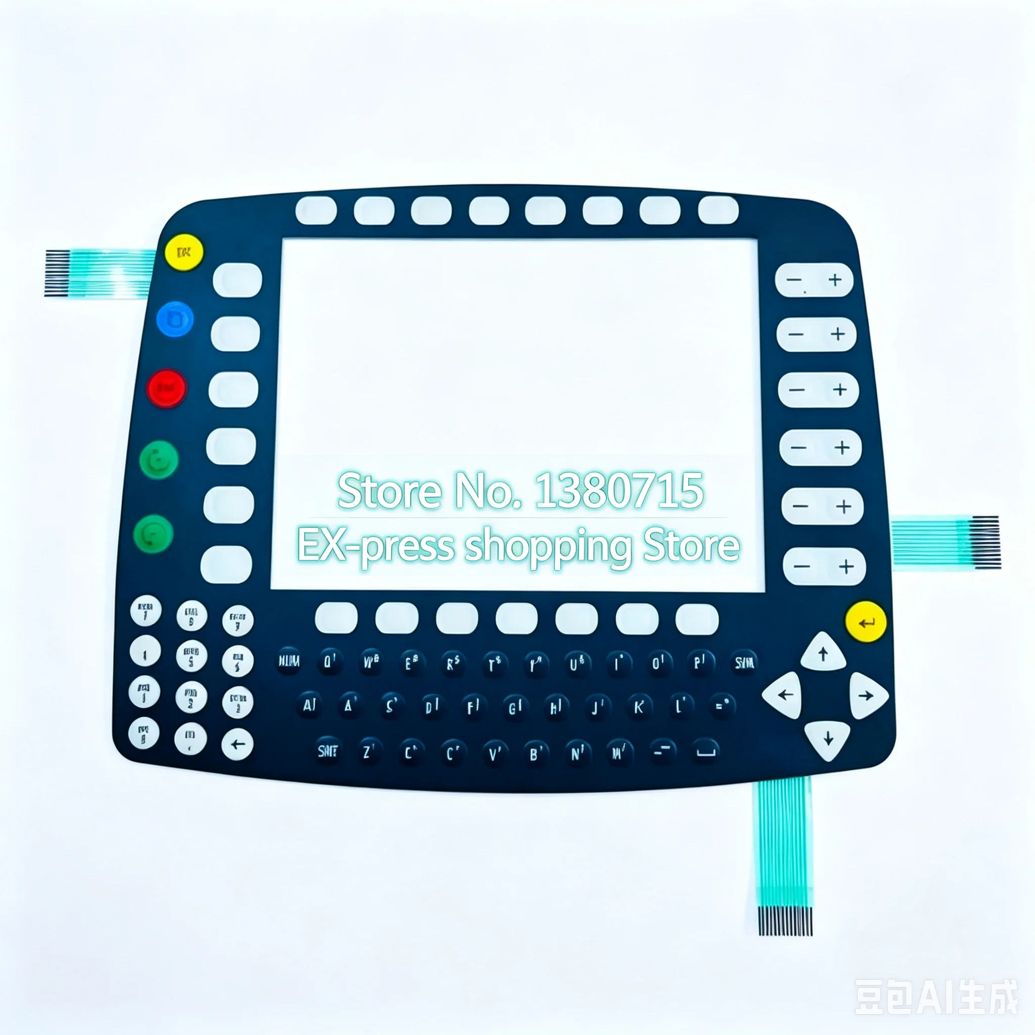 Clavier à membrane industriel compatible avec 00-110-185 00-107-264, film de remplacement pour clavier à membrane