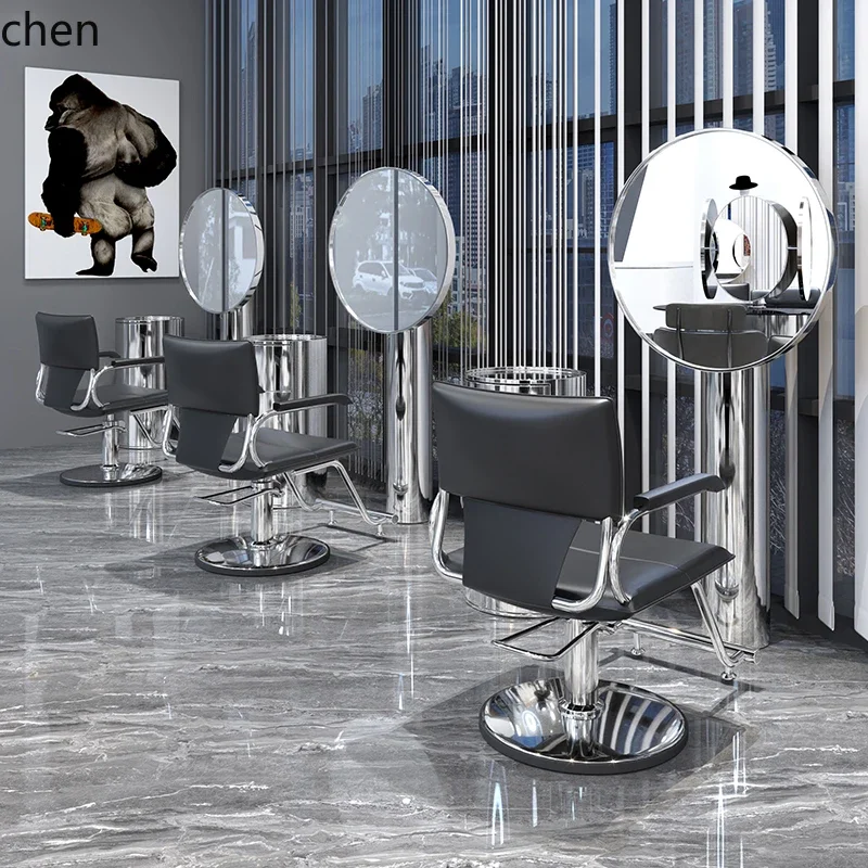 TQH6.24 barber shop mirror hair salon special box floor perm and dye hair cut mirror hair salon desk