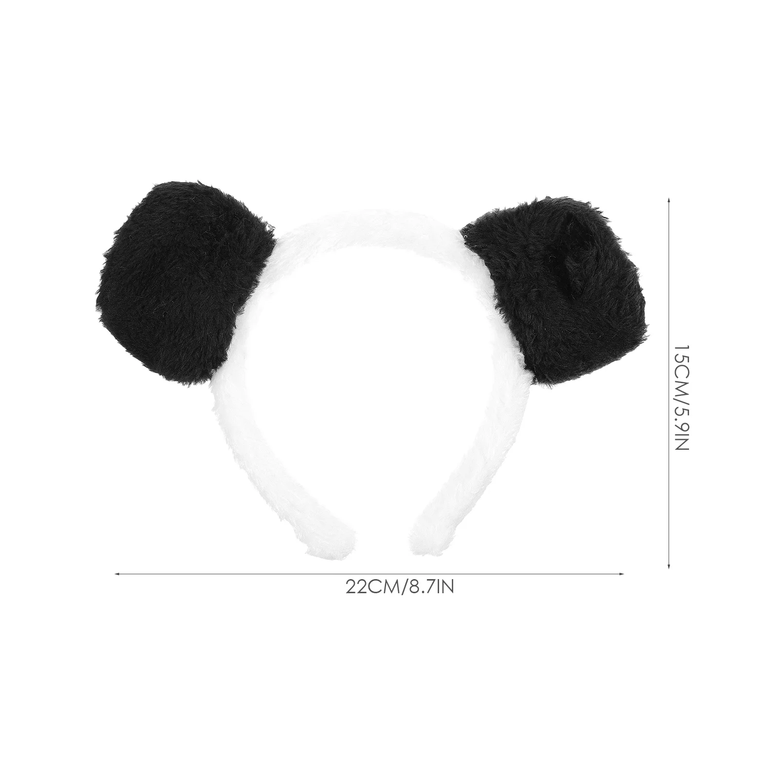Panda Cosplay Costume Pandas Bow Tie Halloween Animal cosplay Ears Headband stage perform props Kids Girls Festival party decor