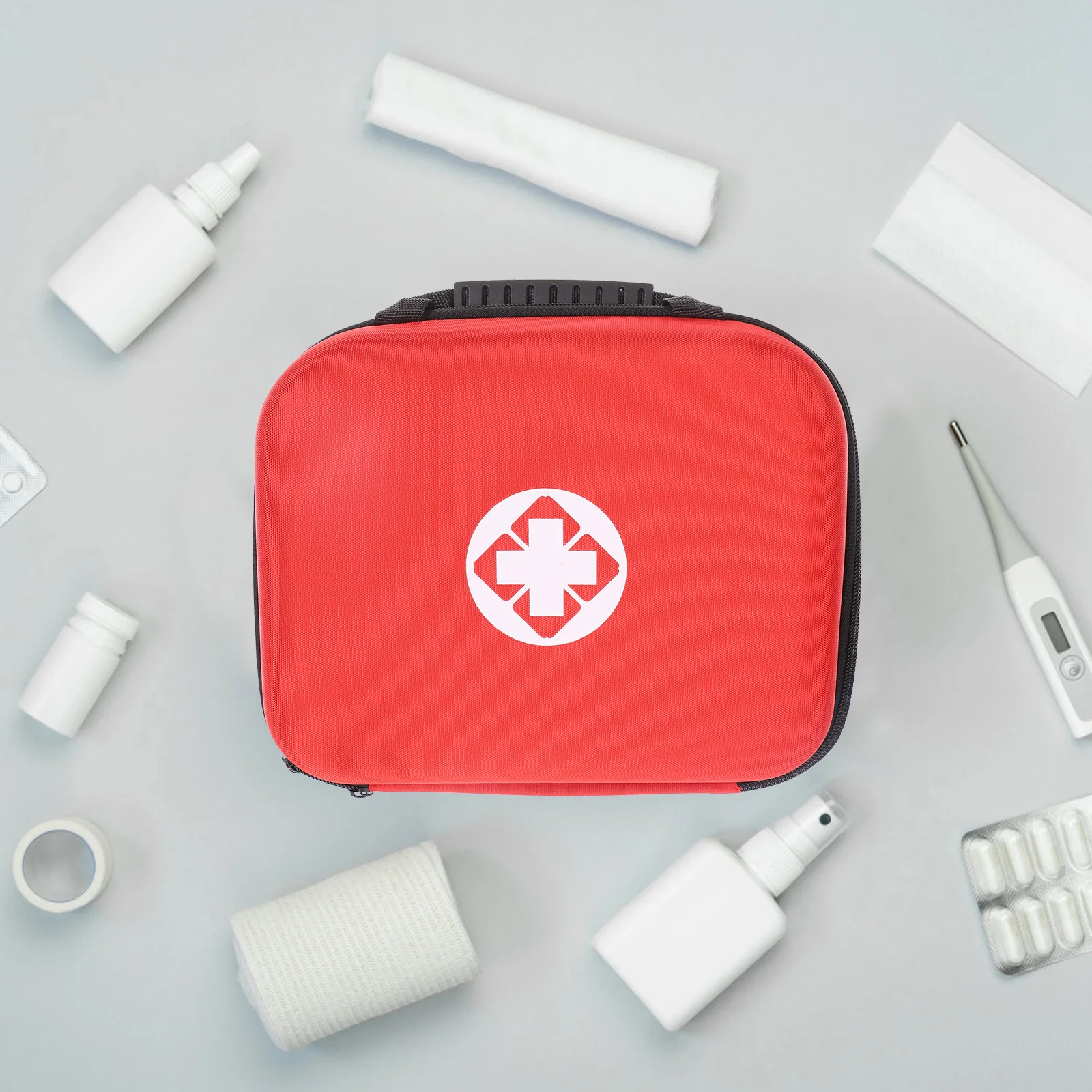 

Red Sundry Storage Bag Medicine Holder Durable Practical Emergency Kit for Long-Lasting Use in Multiple Scenarios