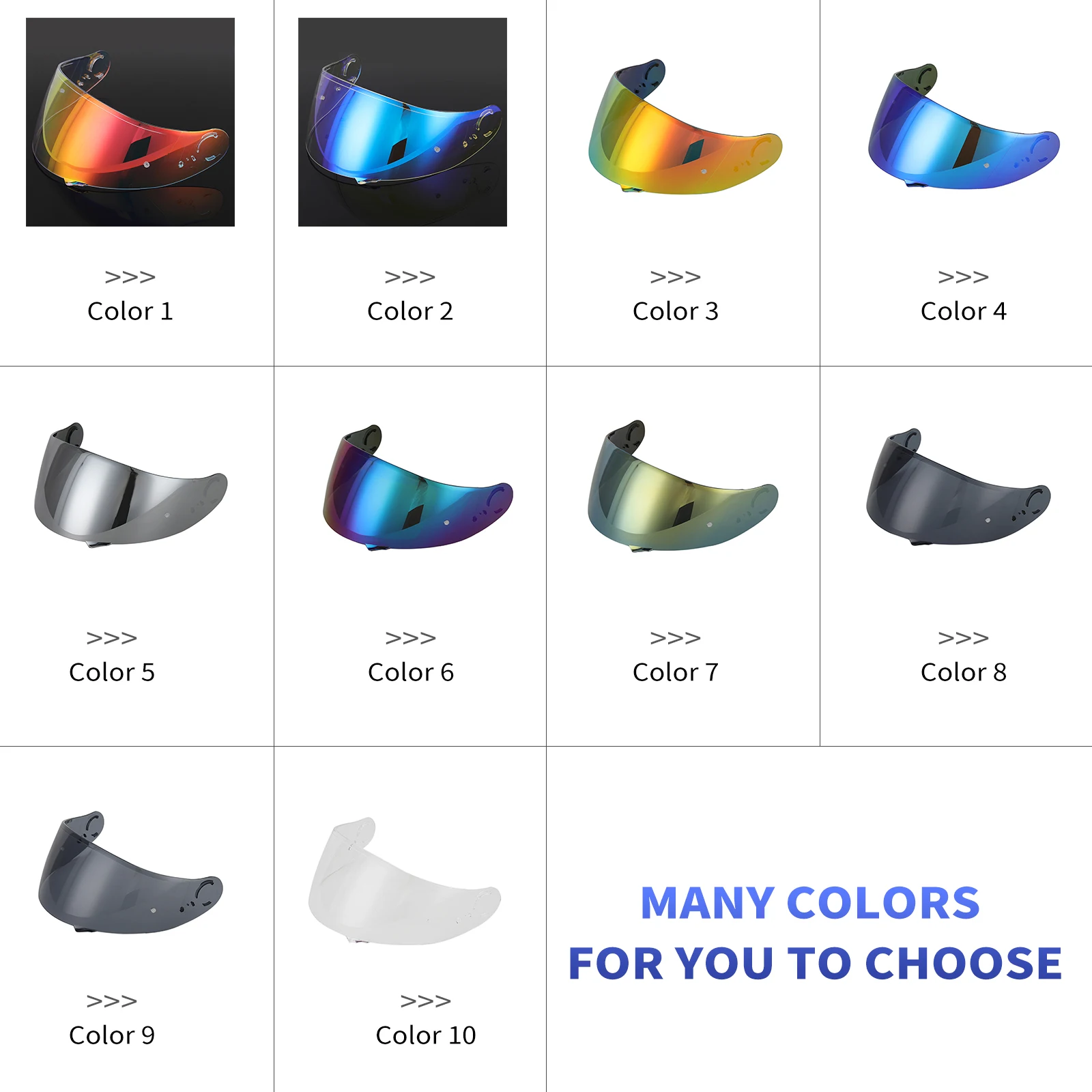 Helmet Visor Replacement for Shoei GT-AIR GT-AIR2 Full Face Helmet Shield Motorcycle Helmet Lens