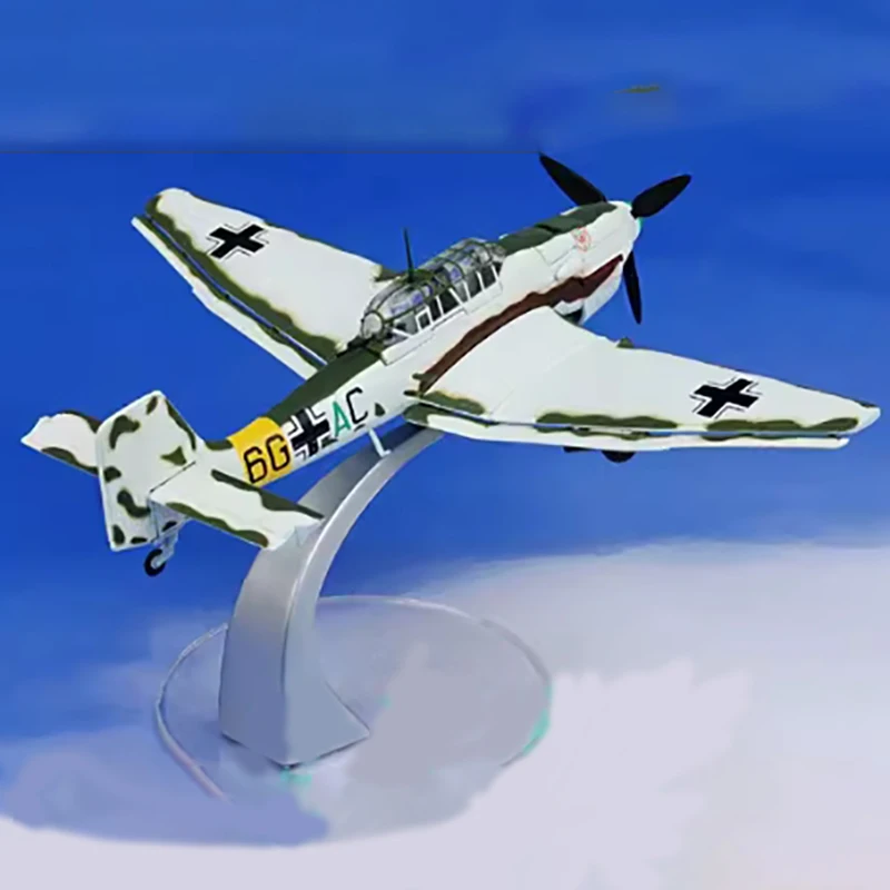 

Diecast 1:72 Scale WB99621 Stuka JU87 fighter Alloy Finished Aircraft Simulation Model Static Decoration Souvenir Gifts For Boy