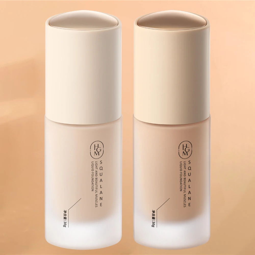 1 ~ 5Pcs Concealer Matte Foundation Delicate En Gehoorzame Duurzame, Langdurige Vloeibare Foundation Onzichtbare 30G Make-Up