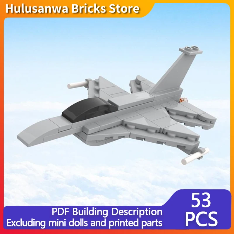 

F-16 Falcon Modern Military Fighter Jets Model MOC Building Bricks War Equipment Modular Gift Holiday Assemble Children Toy Suit