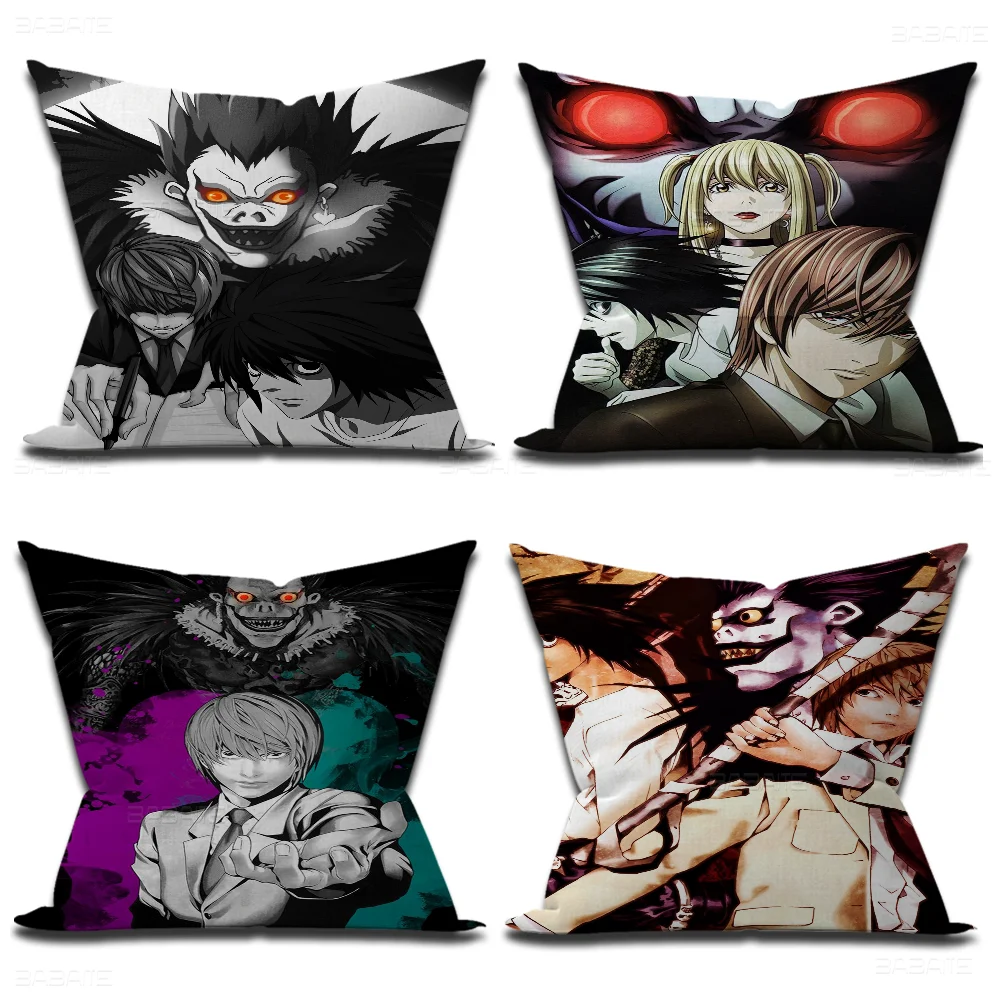 Death Note Cushion Cover 30x50 Polyester Sofa Cushions Decorative Throw Pillows Home Decoration Pillowcover