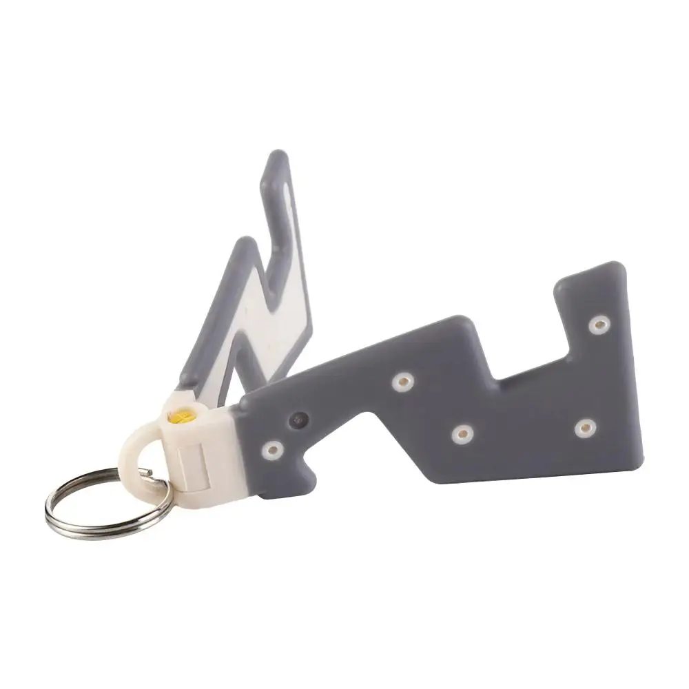 Keyring Desk Phone Holder Keychain Foldable Ultra Thin Keychain Mobile Phone Stand Lightweight Portable
