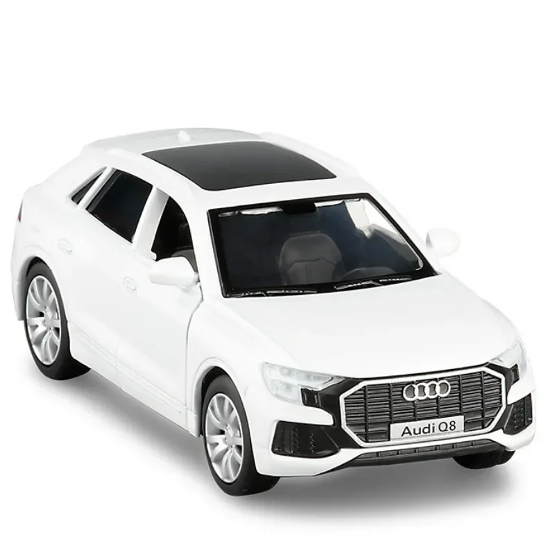 1:36 Q8 التراجع سبيكة دييكاست محاكاة سيارات نموذج الاطفال لعب للأطفال سيارة رياضية مركبة 5 "في صندوق اللون دييكاست سبيكة