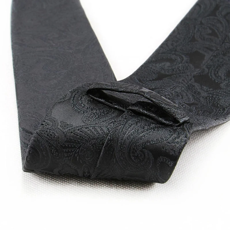 Polyester Jacquard 7cm Fashion Stripe Plaid Formal Business Tie