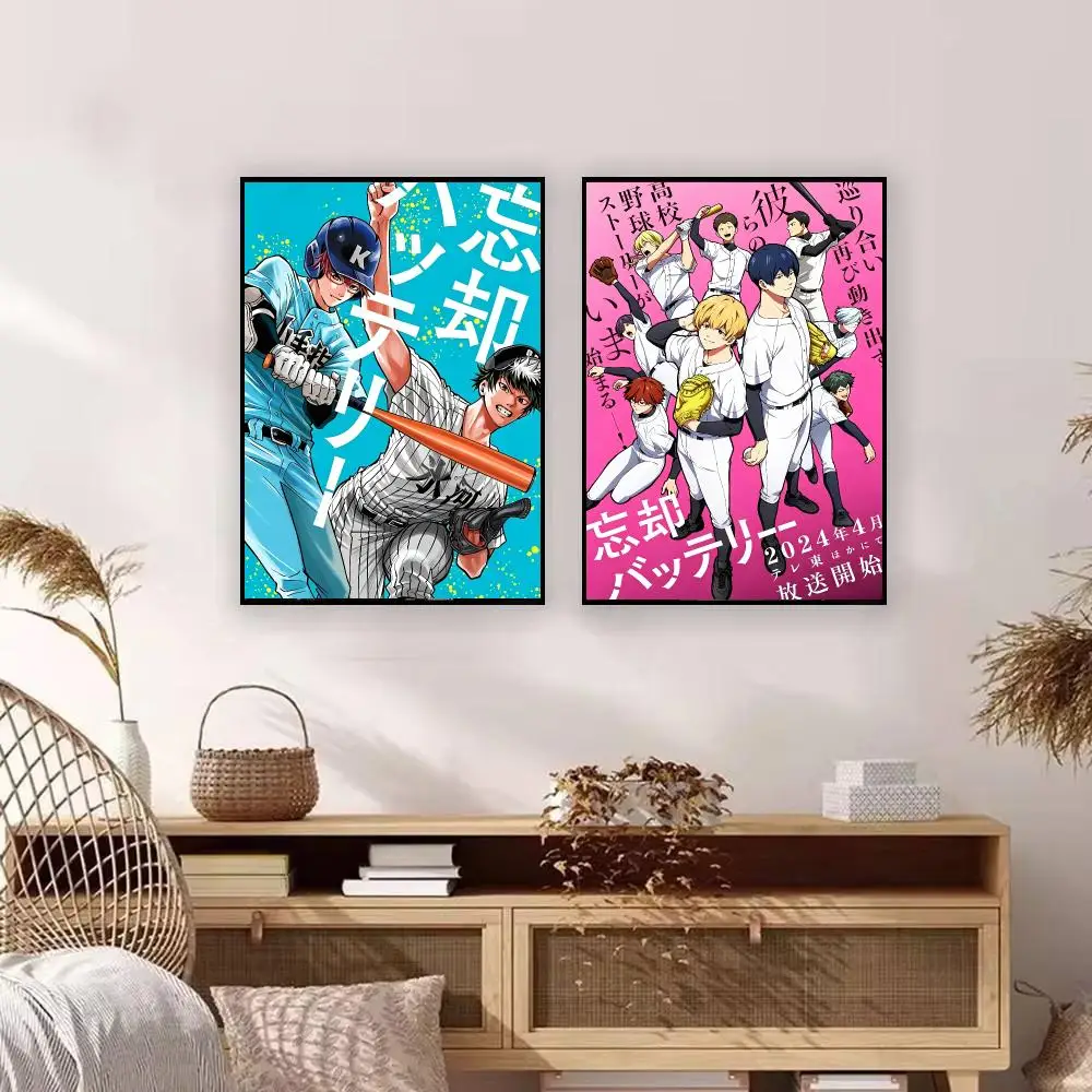 Baseball Fun Oblivion Battery Poster Graffiti Art Posters, Chic Wall Decor for Home, Studio, Office & Coffee Shop