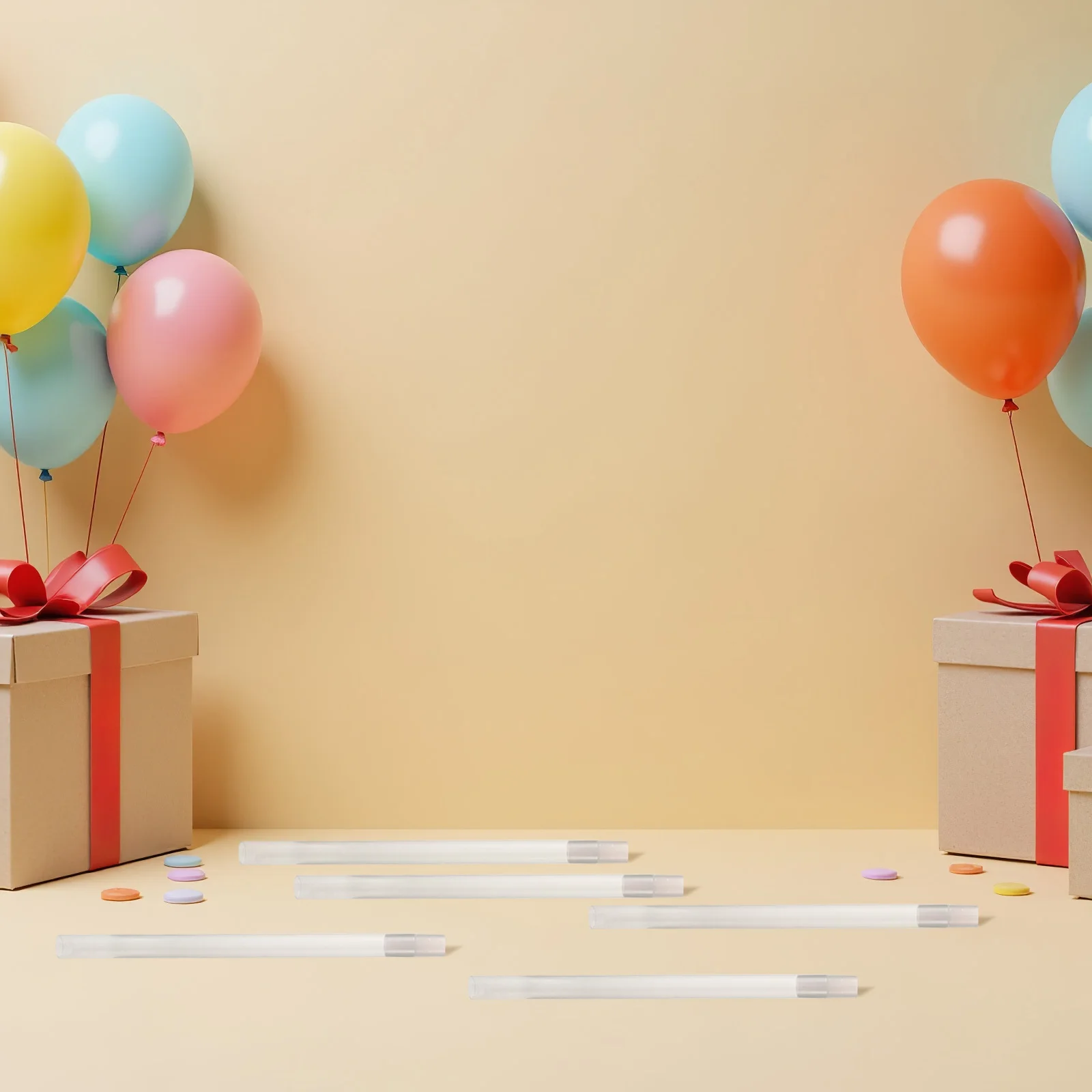 

40Pcs Balloon Pole Clear Sticks Stand Kit Stable Easy Assembly Wedding Birthday Decorations Reusable Compact