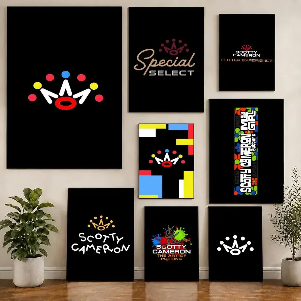 S-ScoTTY C-CameRONS Fashion Painting  Canvas Poster Bedroom Living Room bar Hallway House interior Wall Decor