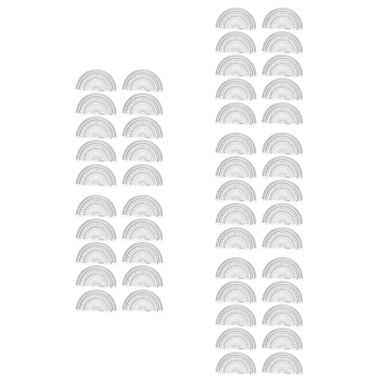 5 قطعة مسطرة منقلة مساطر مكتب قياس زاوية 180 درجة للطلاب #6