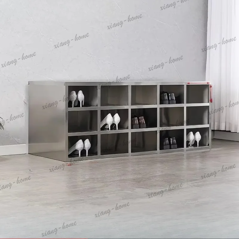 PG  Bench Dust-Free Car Workshop Multi-Layer Shoe Changing Cabinet with Door Lock Shoe Cabinet Home Shoe Cabinet