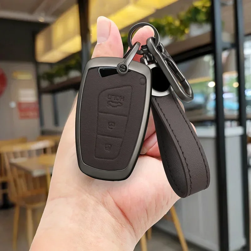 

For Hyundai Grandeur HG Sedan Genesis G80 Santa Fe 3DM Grand SantaFe 2018 IX45 EQUUS Azera TPU Remote Key Case Cover Holde