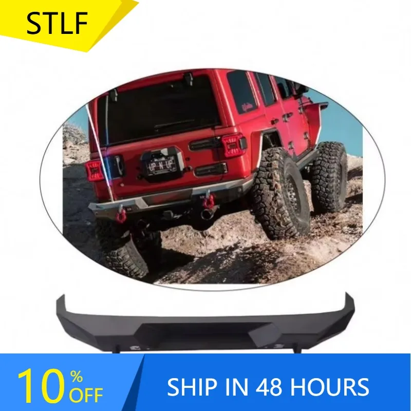 

Zuimi High-end Gobison Hot Sale 2018+ Black Powder-Coated Car Offroad 4x4 Auto Accessories Rear Bumper For For Wrangler JL